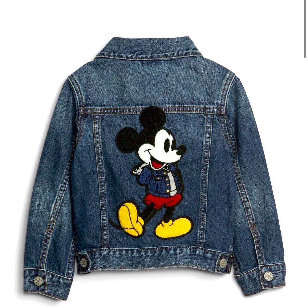 Gap Factory Toddler Kid's Mickey Mouse Jean Jacket